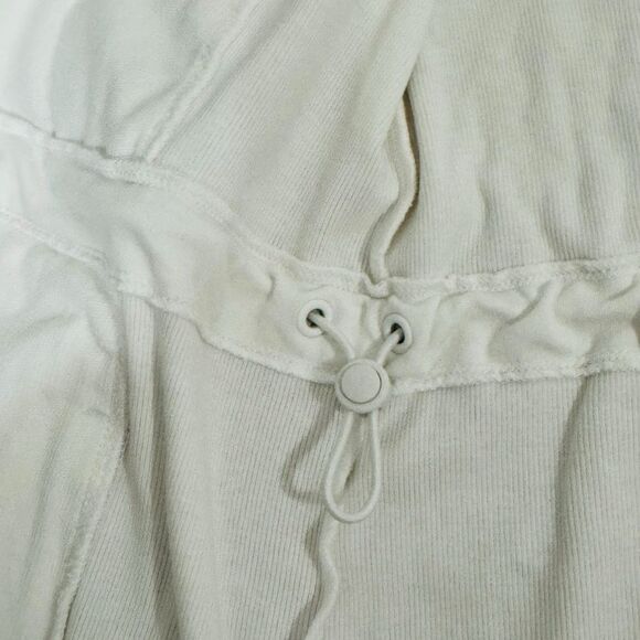 T by Talbots White Zip Up Sweater Women’s Size XL Long Sleeve Casual Jacket - Picture 9 of 12